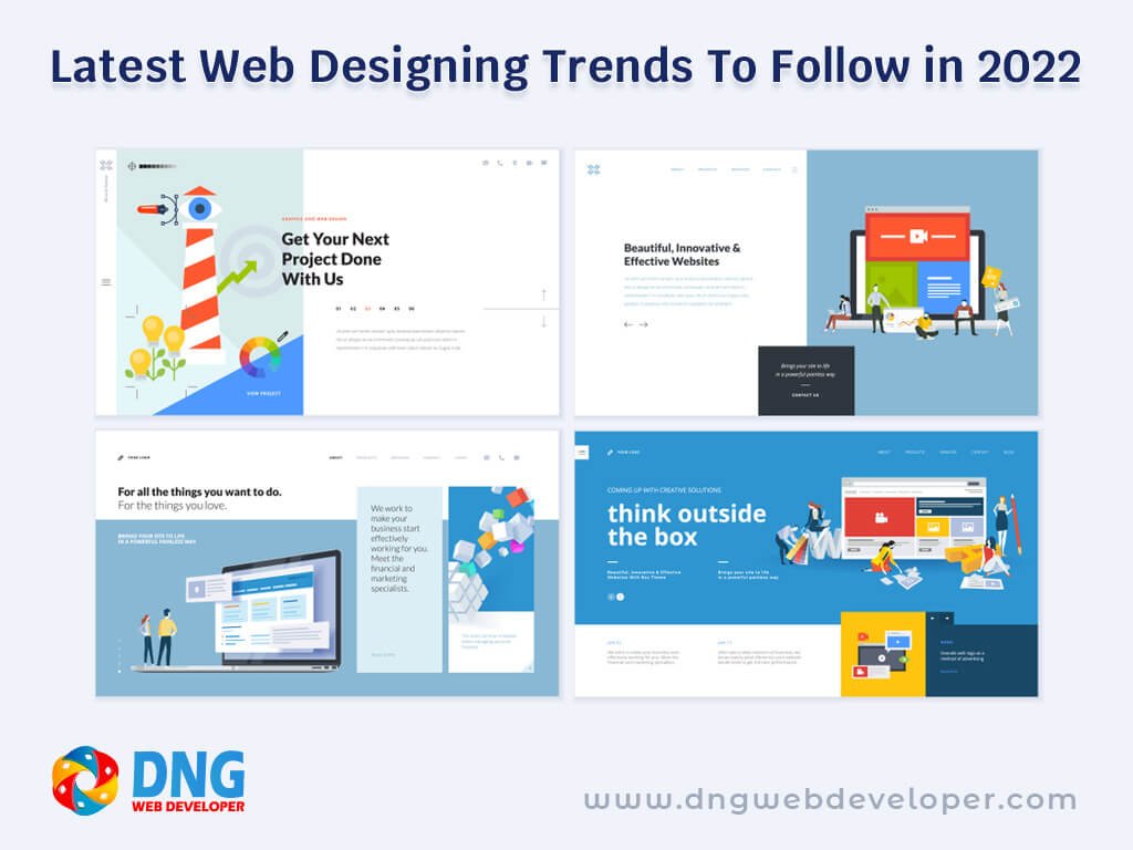 Latest web designing trends to follow in 2022